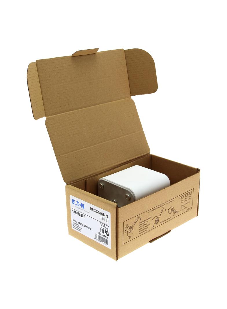 350A 1250V 3TN/110 aR INDICATOR FUSE Wkładka szybka 350A AC 1250V rozmiar 3 76x90x139 mm aR, 170M618