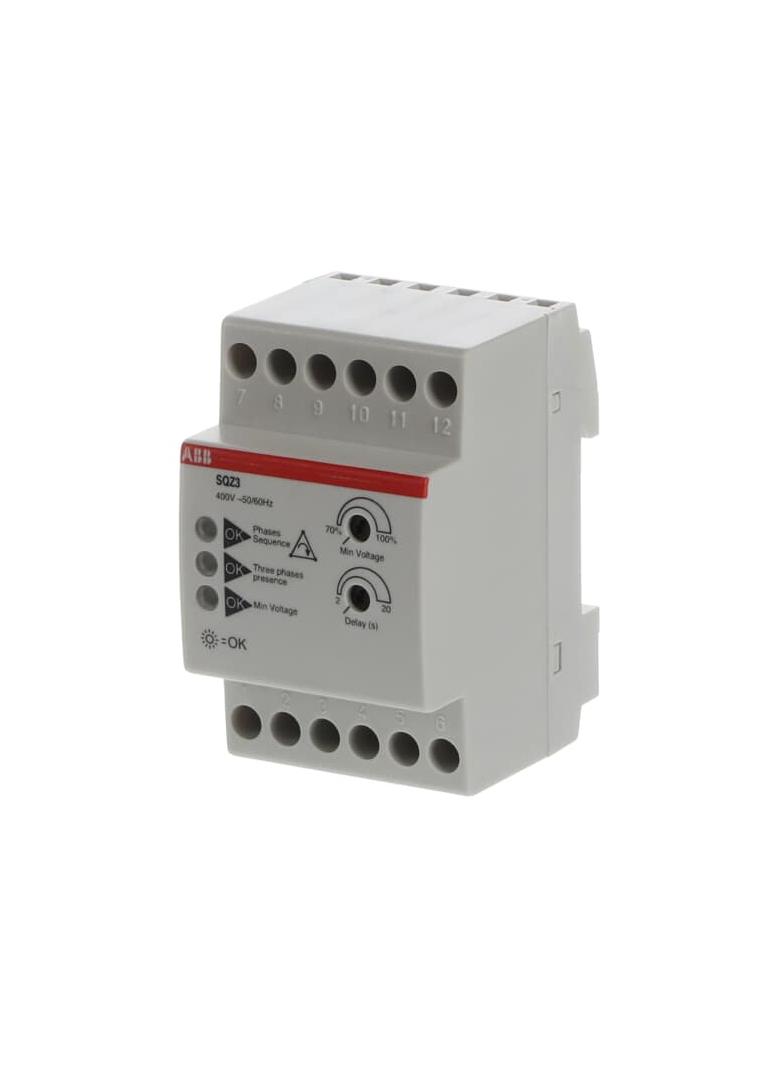 SQZ3 przekaźnik monitorujący zaniki i kolejność faz L1,L2,L3=400VAC