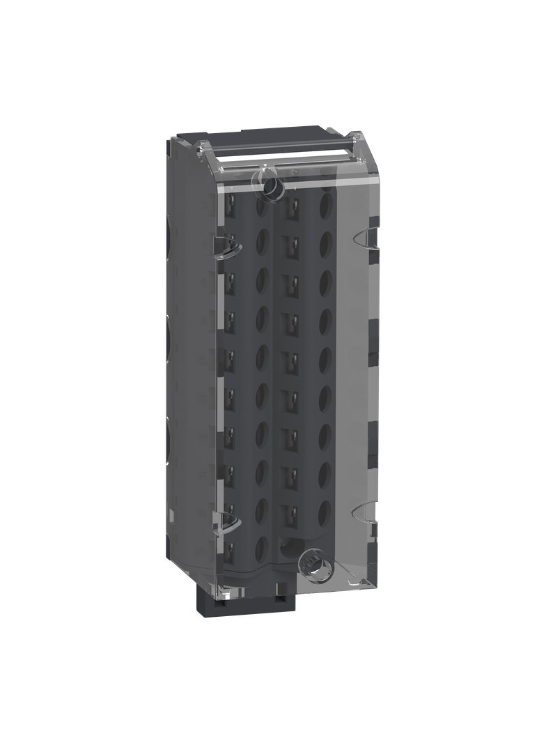 Modicon X80, zdejmowany blok zacisków śrubowych, 20 pin, 1 lub 2 x 0.34..1.5 mm2