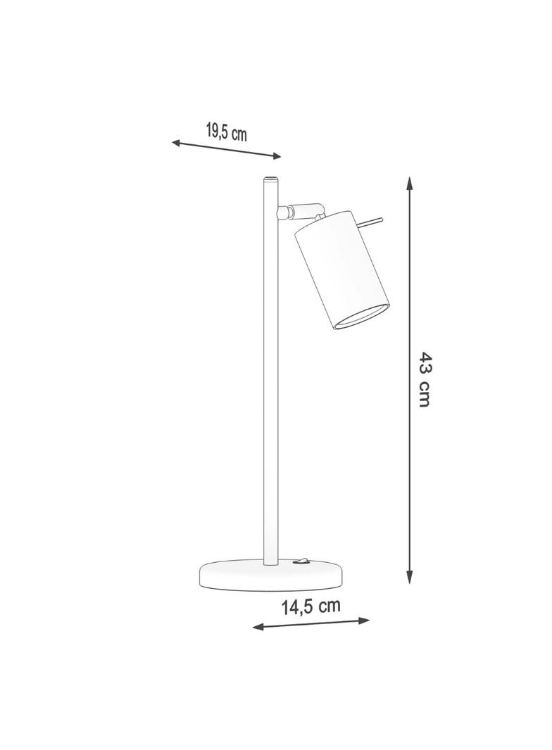 Lampa biurkowa RING czarna