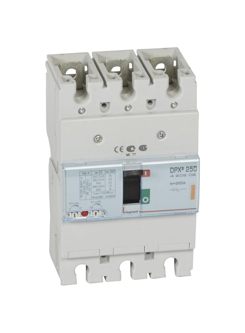 Wyłącznik DPX3 250 3P 250A 25Ka 420209 LEGRAND