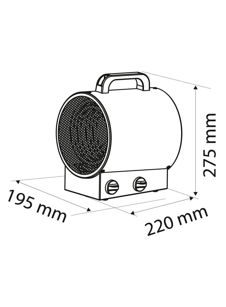Nagrzewnica elektryczna 3kW przemysłowa