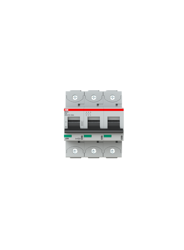 S803C-C50 Wyłącznik nadprądowy 25kA 3P C50A 2CCS883001R0504 ABB