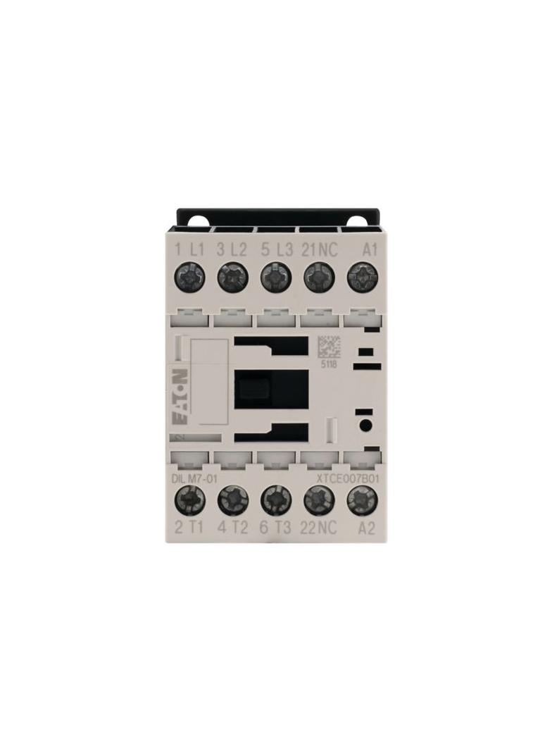 Stycznik mocy 7A 3P 24V AC 0Z 1R DILM7-01(24V50/60HZ) 276589 EATON