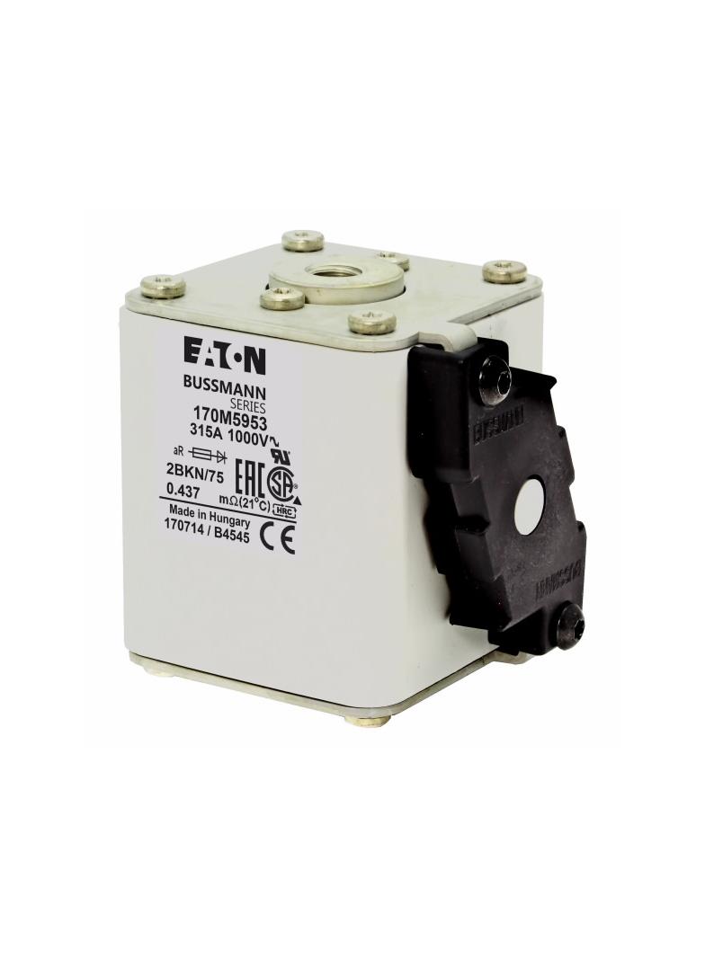 FUSE 315A 1000V 2BKN/75 AR UR Wkładka szybka 315A AC 1000V rozmiar 2 59x77x75 mm aR IEC UL 170M5953