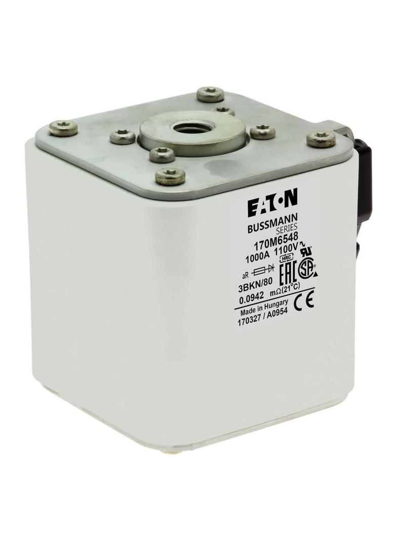 FUSE 1000A 1100V 3BKN/80 AR Wkładka szybka 1000A AC 1100V rozmiar 3 76x92x83 mm aR IEC UL 170M6548 E