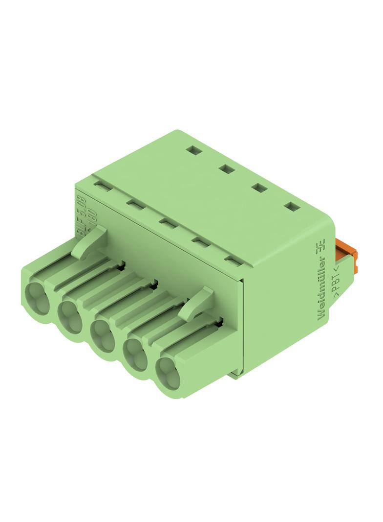 BLF 5.08HC/05/180 SN GN BX Wtyk PCB (złącze wiązki), 5.08 mm, Liczba biegunów: 5, PUSH IN, złącze sprężynowe /72szt./ 1401450000 WEIDMÜLLER