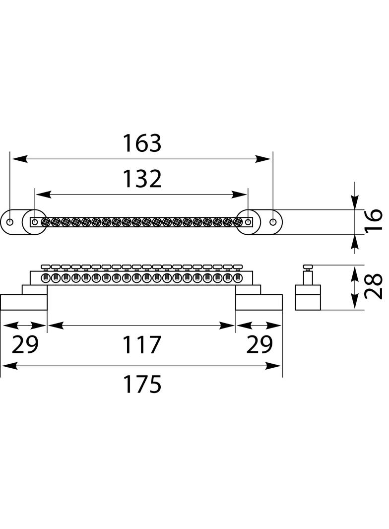 Listwa zaciskowa LZPG-20P OPATÓWEK