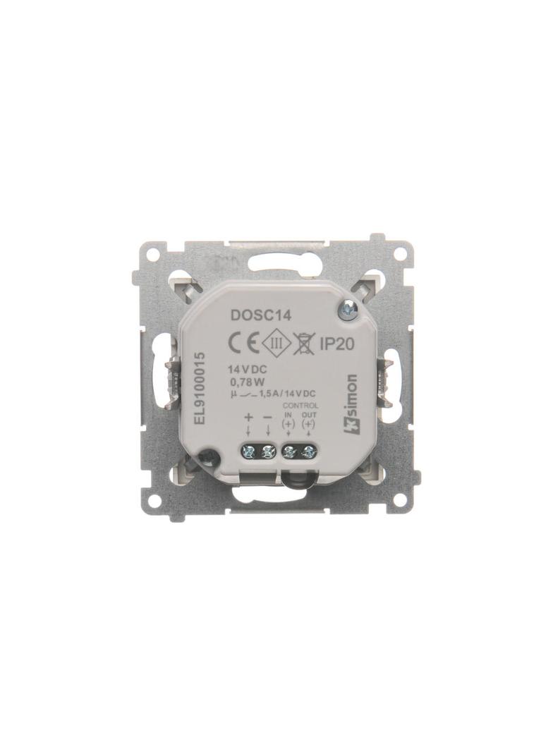 Simon 54 Oprawa oświetleniowa LED biały. z czujnikiem 14 V DC 064 W białe zimne 5900 K złoty mat !Wymagany zasilacz 14V DOSC14A.01/44 KONTAKT
