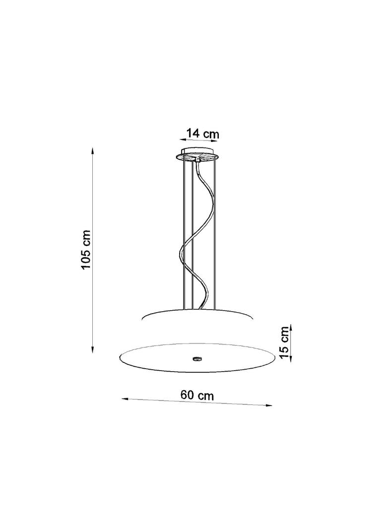 Sollux Żyrandol VEGA 60 biały SL.0765