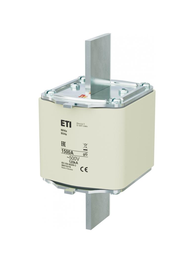 Wkładka topikowa NH zwłoczna NH4a gG 1500A 500V 004116119 ETI