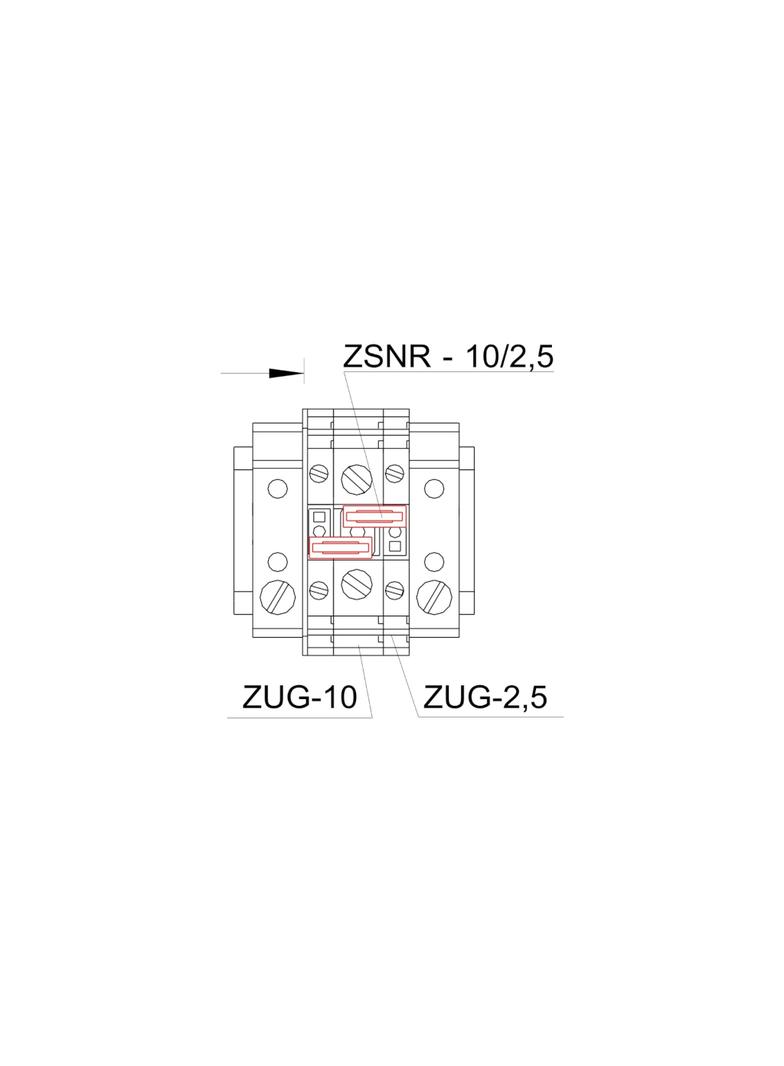 ZSNR-10/2,5 ZWIERACZ REDUKCYJNY K. CZARNY
