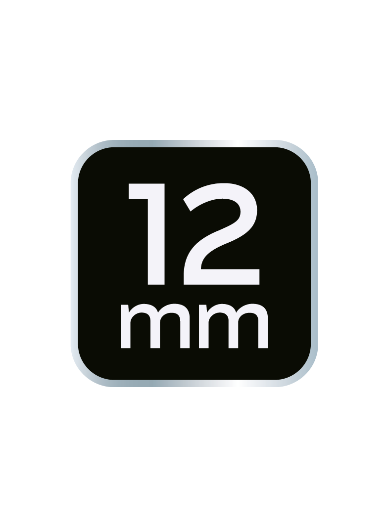 Nasadka udarowa 1/2", 12 x 38mm, Cr-Mo