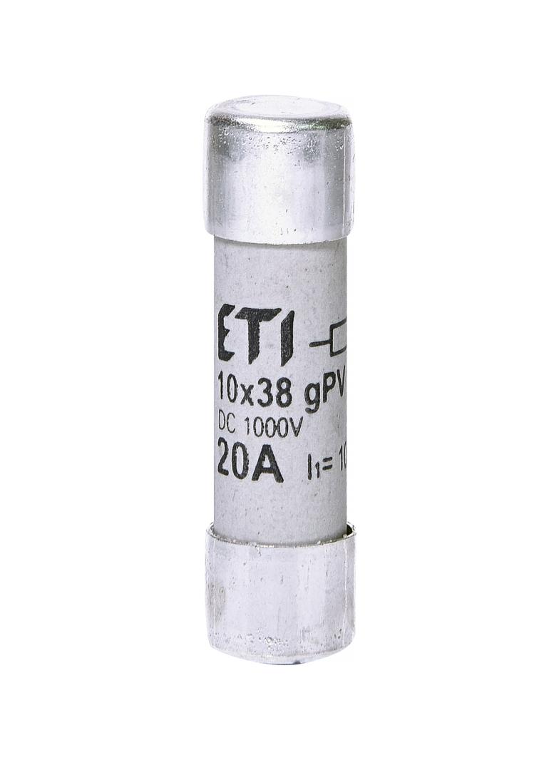 Wkładka topikowa cylindryczna PV CH10x38 gPV 20A 1000V UL 002625108 ETI