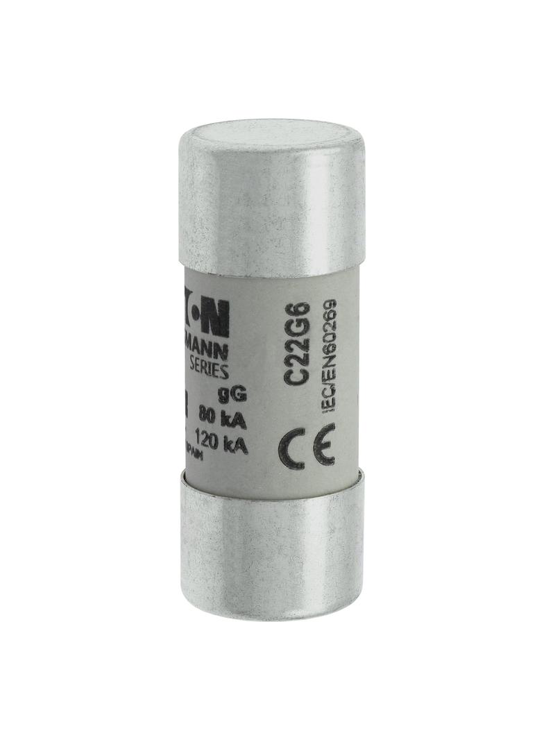 wkładka bezpiecznikowa cylindryczna 22x58 6A GG 690V AC C22G6 EATON