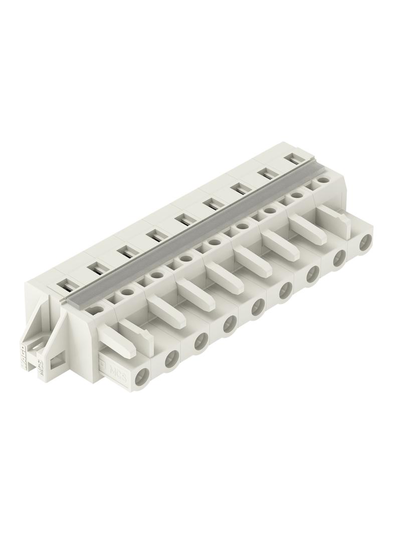 Gniazdo MCS‑MIDI Classic 9‑biegunowe jasnoszare raster 7,5mm 721‑209/027‑000 /25szt./ WAGO