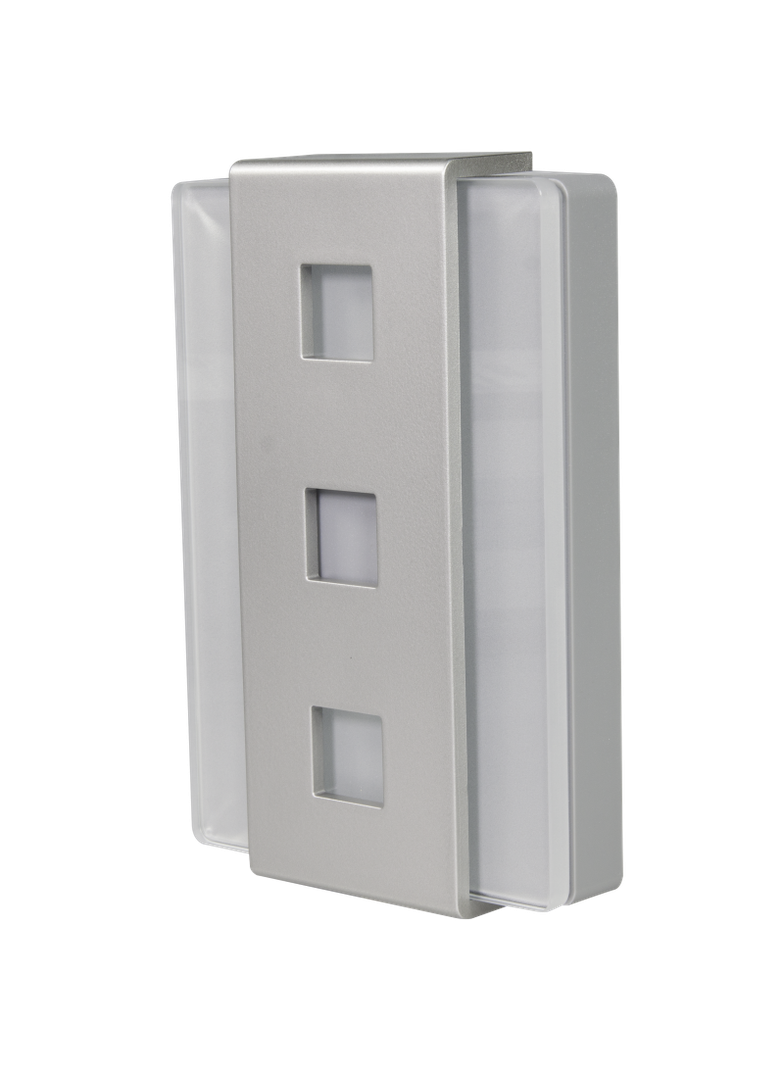 GONG DWUTON. GLASSO Z TRANSFORMATOREM GNW-248 230V SREBRNY