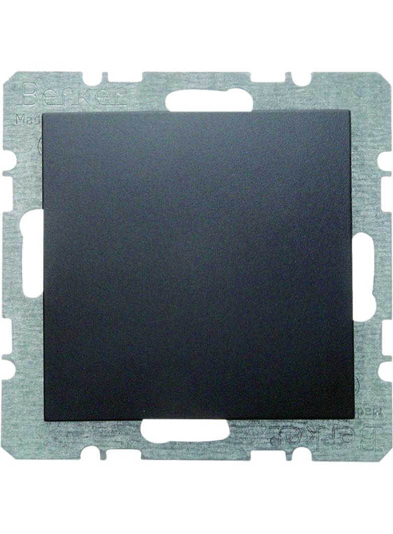 BERKER B.X Zaślepka z płytką czołową z cokołem i pazurkami antracyt 6710091606 HAGER