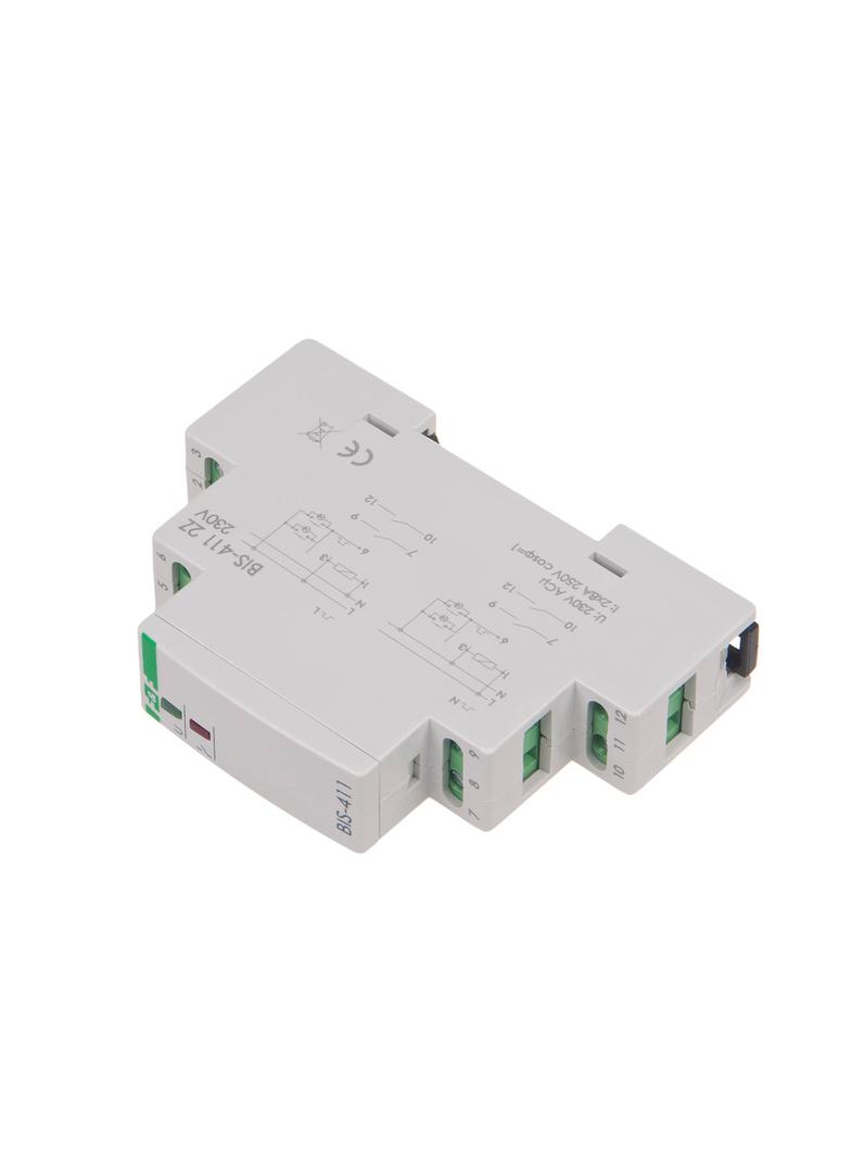 Przekaźnik bistabilny 230V 2Z BIS-411 2Z montaż na szynie DIN BIS-411-2Z F&F