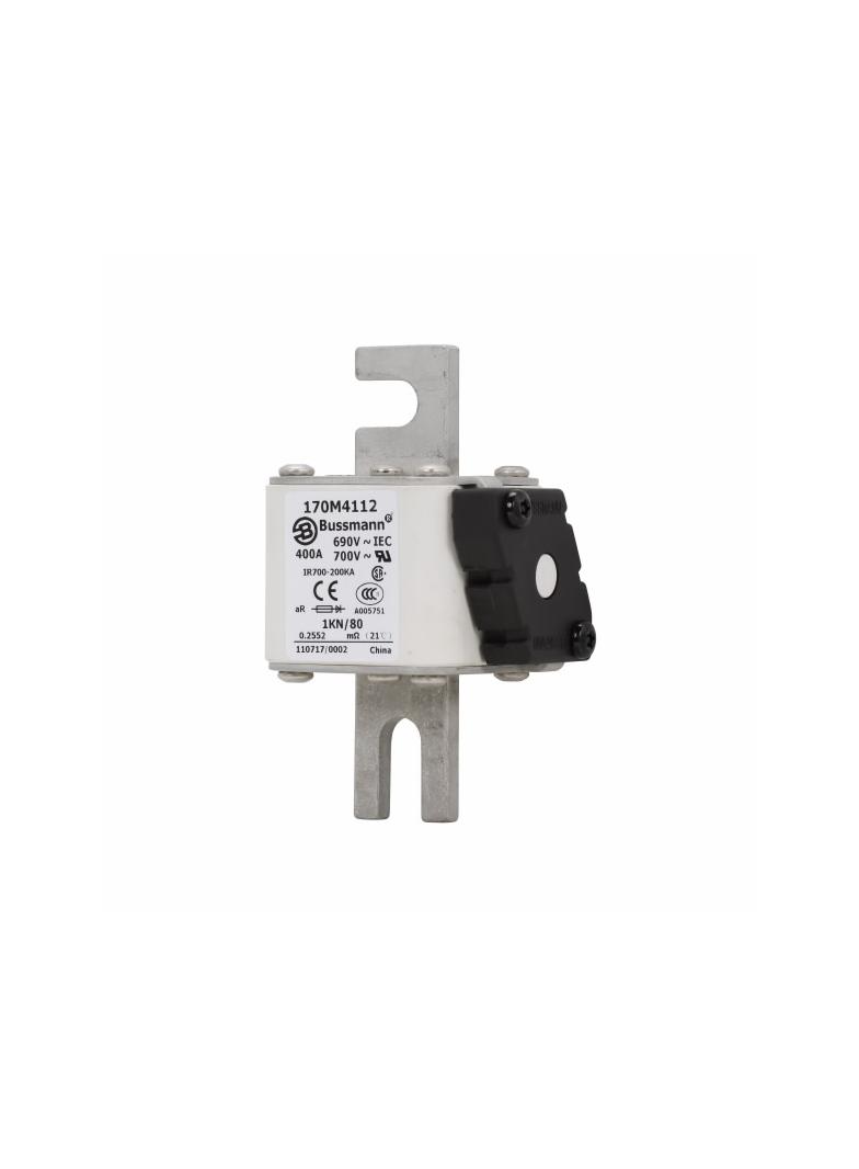 400A 690V 1KN/80 aR INDICATOR FUSE Wkładka szybka 400A AC 690V DIN 1 53x69x108 mm aR DIN 170M4112 EA