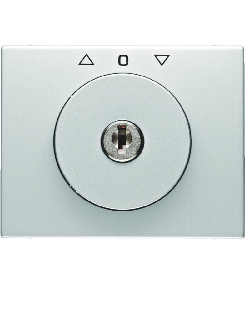 K.5 Płytka czołowa z kluczykiem do łącznika żaluzjowego obrotowego, aluminium 1079730300 HAGER