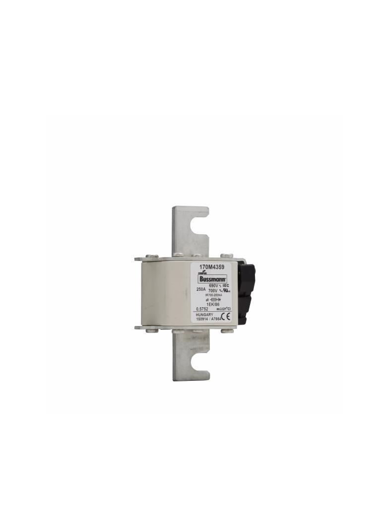 FUSE 250A 690V 1EK/86 AR UC Wkładka szybka 250A AC 690V rozmiar 1 53x69x111 mm aR IEC wska 170M4359