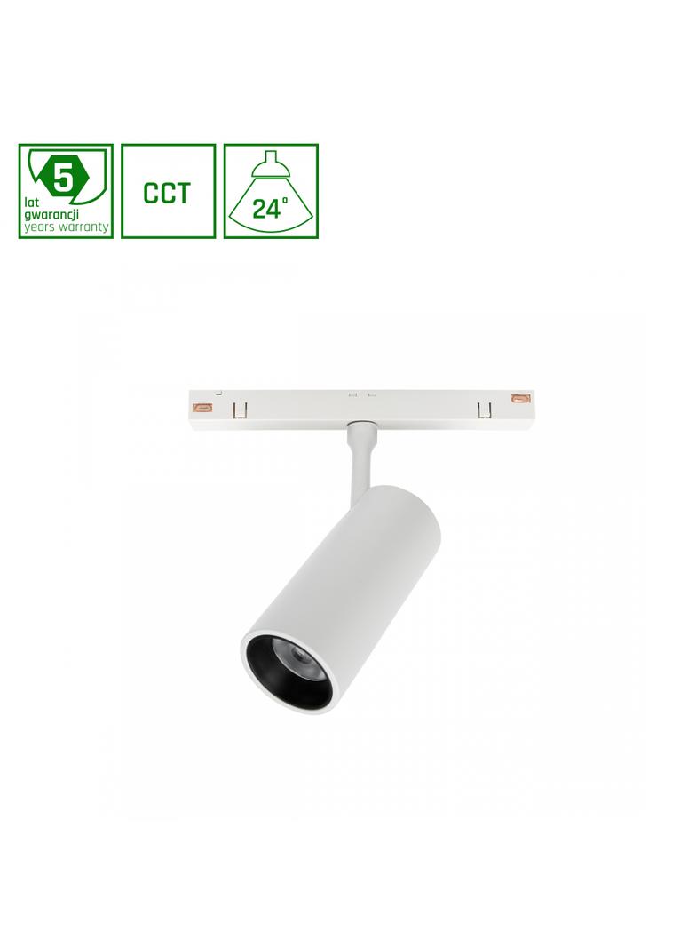 SYSTEM SHIFT CCT- SPOT M OPRAWA KIERUNKOWA 44X157X178MM 10W 24ST BIAŁY CCT SWITCH 5 LAT GW.