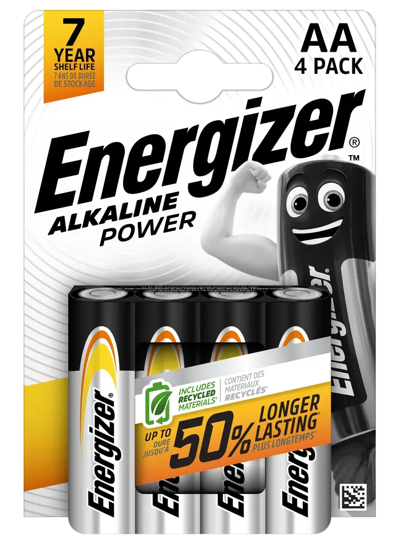 Baterie alkaliczne BASE POWER SEAL AA LR6 /4 szt. ENERGIZER 7,6389E+12 SELVISTA