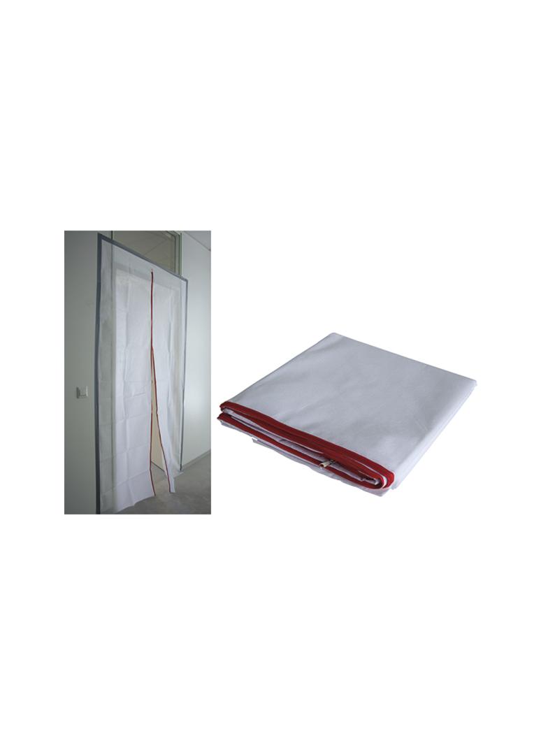 Kurtyna przeciwpyłowa z zamkiem flizelina 120 x 220