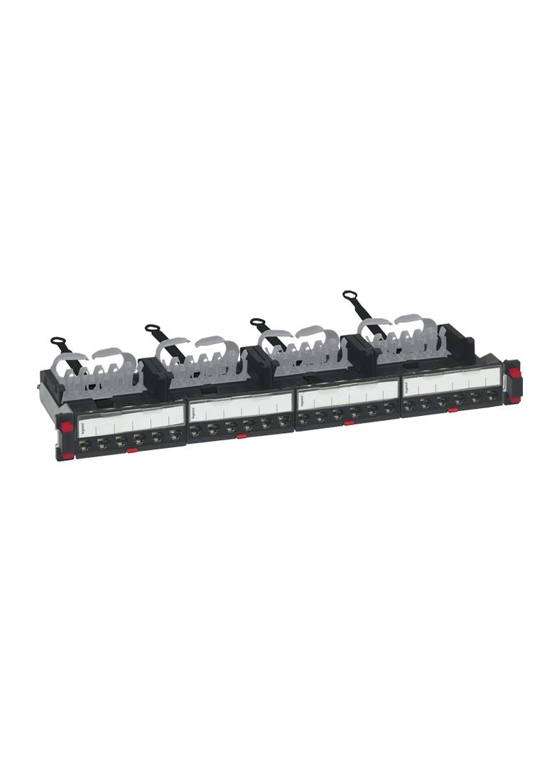 Lcs:Panel Flat 1U 24 Kat6A Stp 033772 LEGRAND