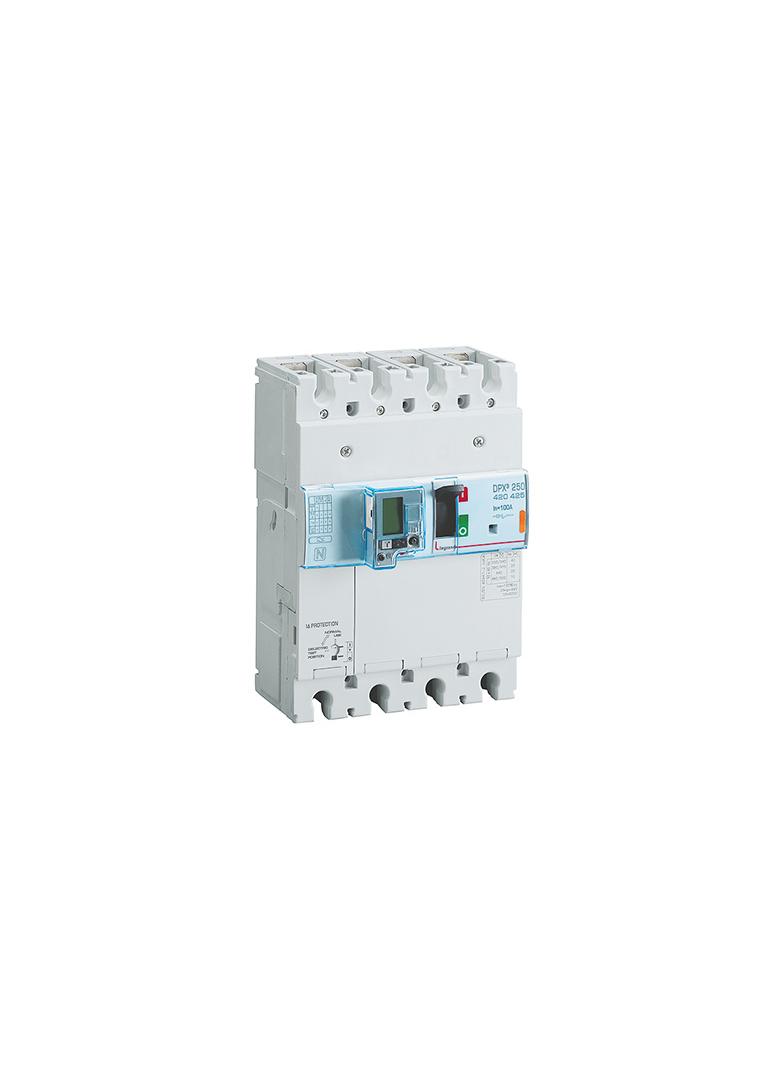 Wyłącznik DPX3 250 El+P Z Zab. R-Pr.4P 100A 25Ka 420425 LEGRAND
