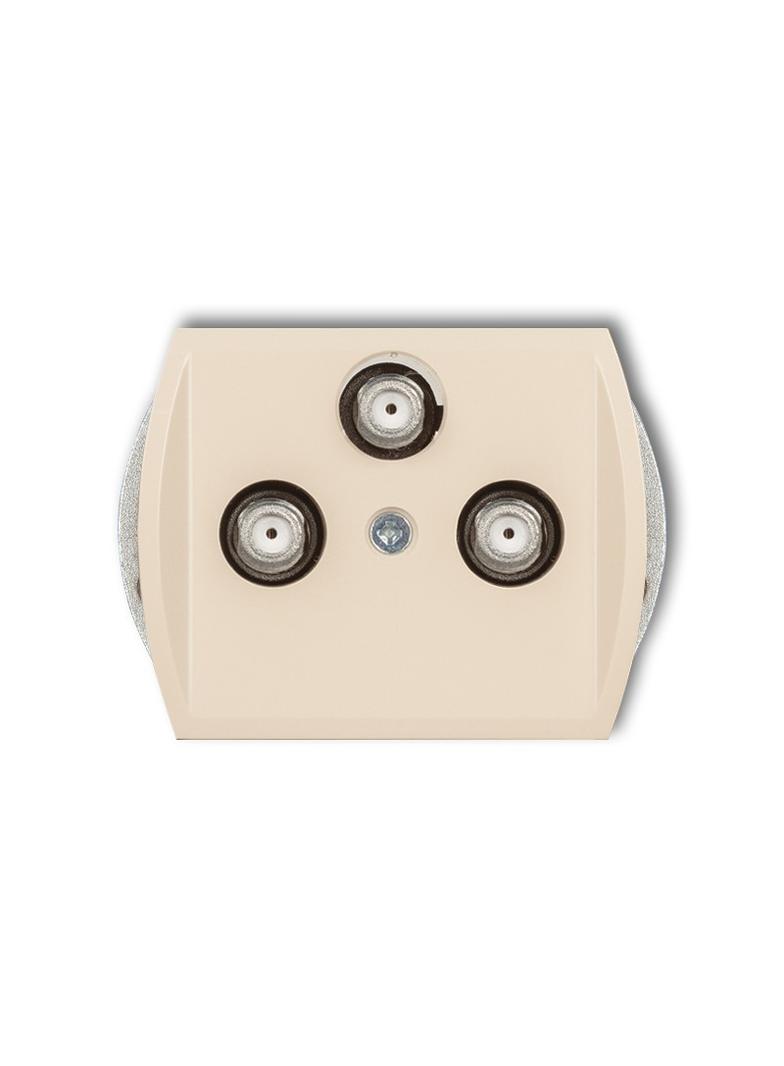 TREND Mechanizm gniazda multimedialnego 3F DATA (Vectra) beżowy