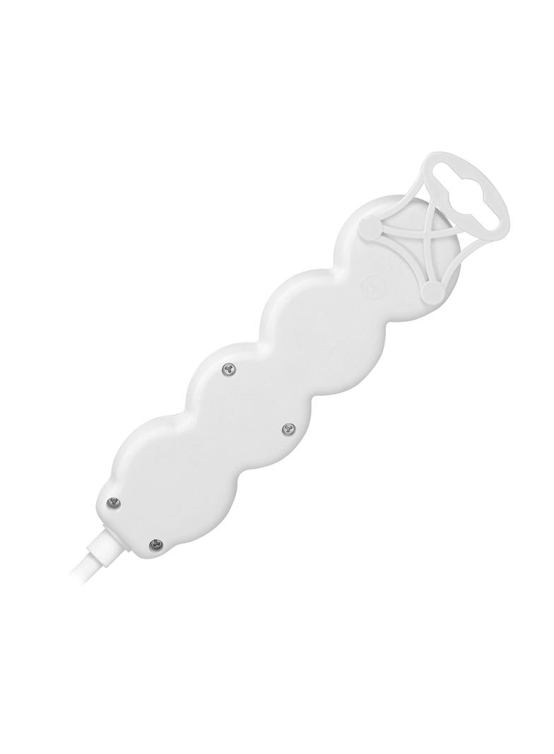 Przedłużacz 3x2P+Z,ON/OFF,1,4m, 3x1mm2, biały