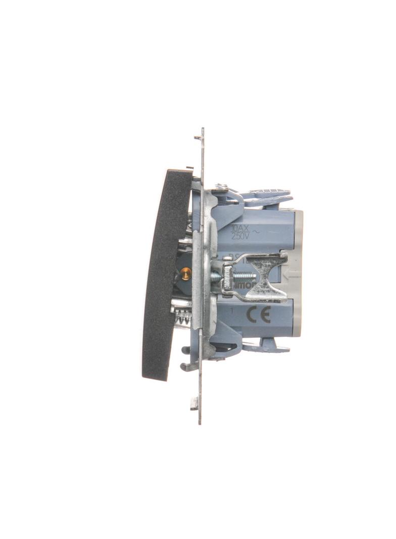 Simon 54 Przycisk „światło” z podświetleniem LED 10A szybkozłączka antracyt