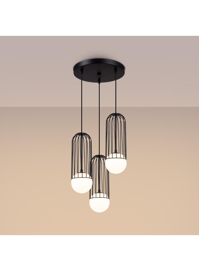 Lampa wisząca BRINA 3P czarna