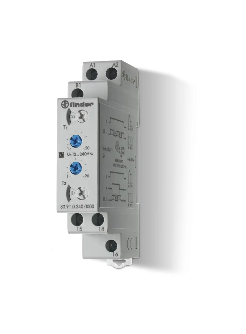 Przekaźnik czasowy jednofunkcyjny 1 P; 16A; 12…240V AC/DC; LI, LE