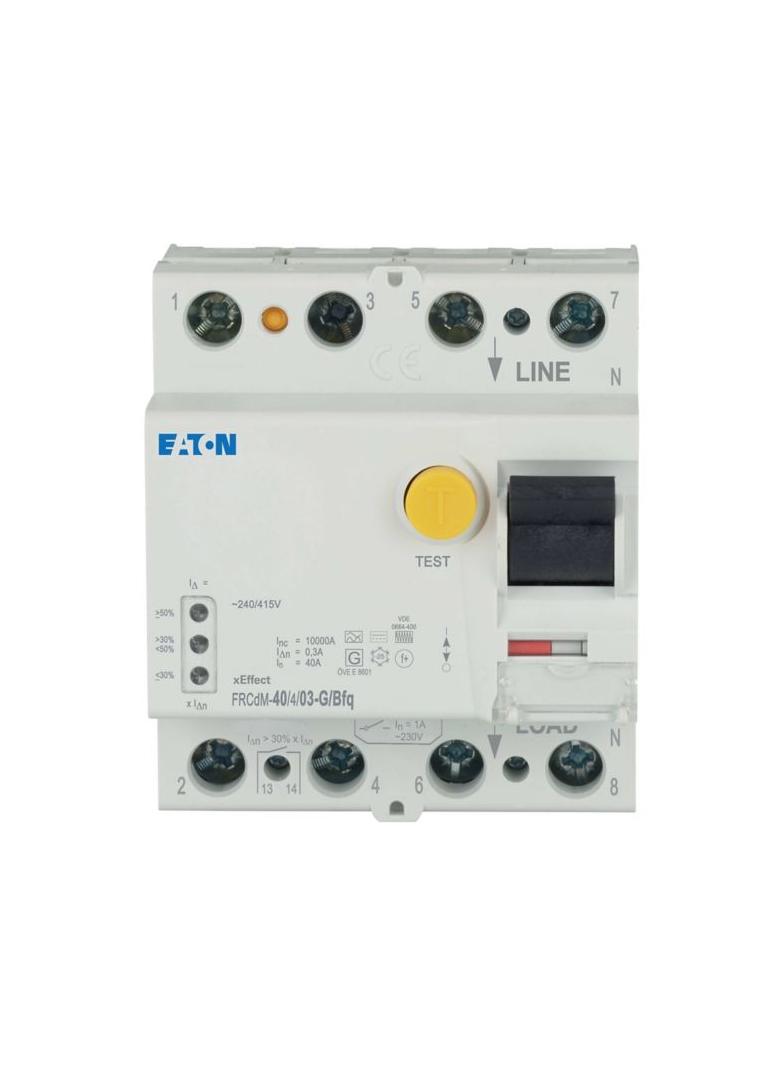 FRCdM-40/4/03-G/Bfq Wyłącznik różnicowoprądowy 4P 40A 300mA typ G/Bfq 167905 EATON