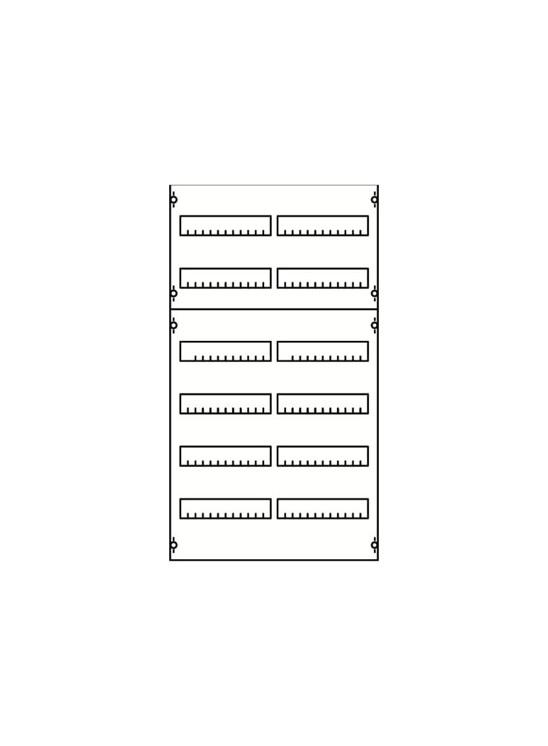 2V2A Pole rozdzielcze 2 kol.szer.