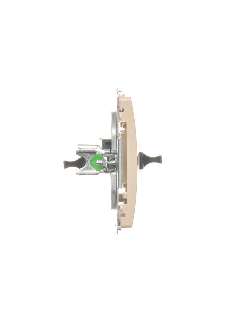 Simon Basic Gniazdo światłowodowe / optyczne pojedyncze SC/APC beż