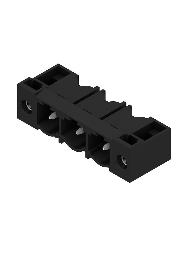 SL 7.62HP/03/90F 3.2 SN BK BX Wtyki PCB (złącza płyty), 7.62 mm, Liczba biegunów: 3, kąt odejścia: 90° /54szt./ 1026860000 WEIDMÜLLER