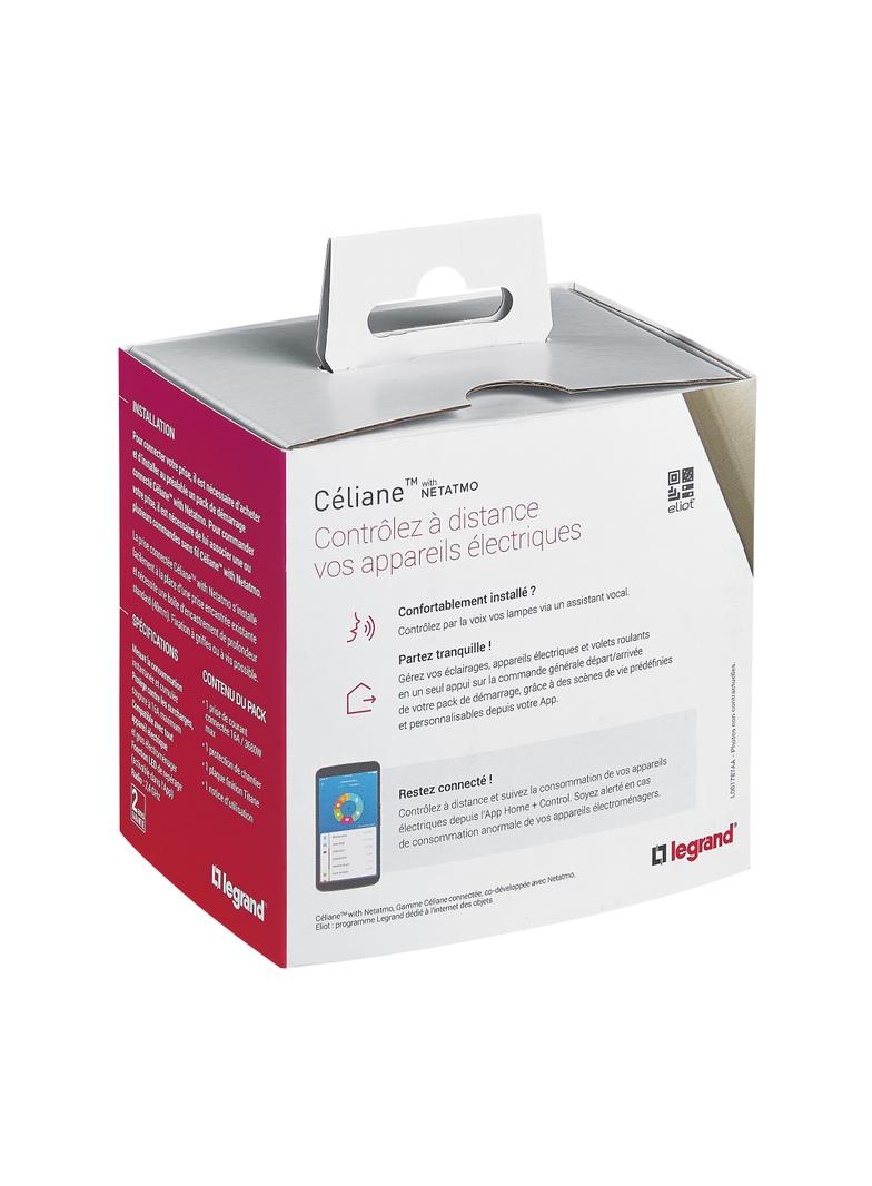 CELIANE WITH NETATMO - GNIAZDO CONNECTED TYTANOWE, Legrand