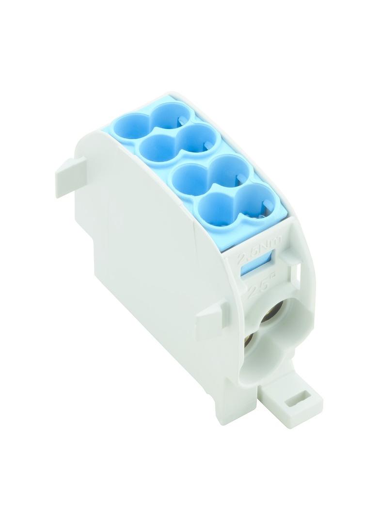 WPD 101 2X25/2X16 BL Zacisk rozdziału potencjału, złącze śrubowe, 1000, 152 A, Liczba biegunów: 1, niebieski /5szt./ 1560670000 WEIDMÜLLER