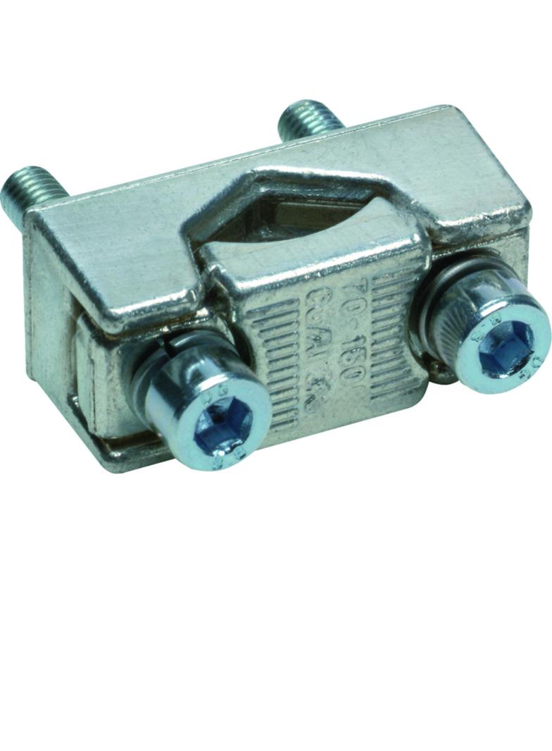 LV zaciski pryzmowe 150mm2 (3 szt.) NH00 szyny 185mm przewody Cu i Al LVZ001A HAGER