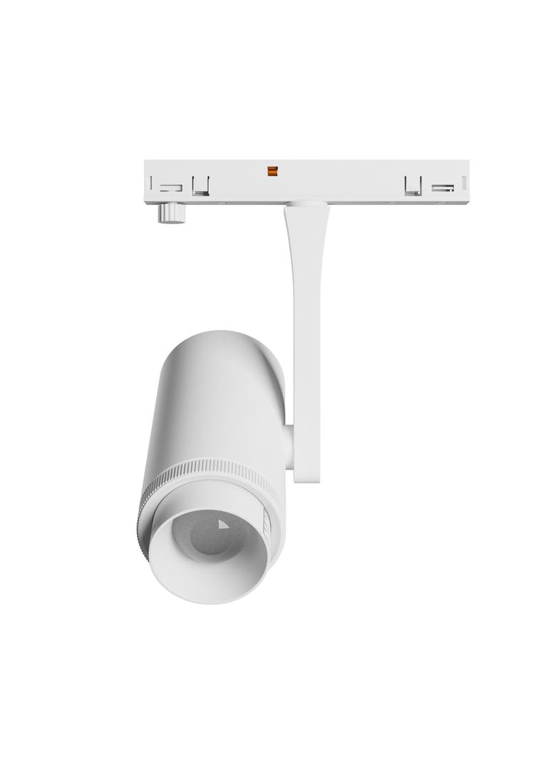 SYSTEM SHIFT NANO - SPOT ZOOM OPRAWA NA SZYNOPRZEWÓD 40x80x145MM 7W 15-45ST BIAŁY 5 LAT GW.