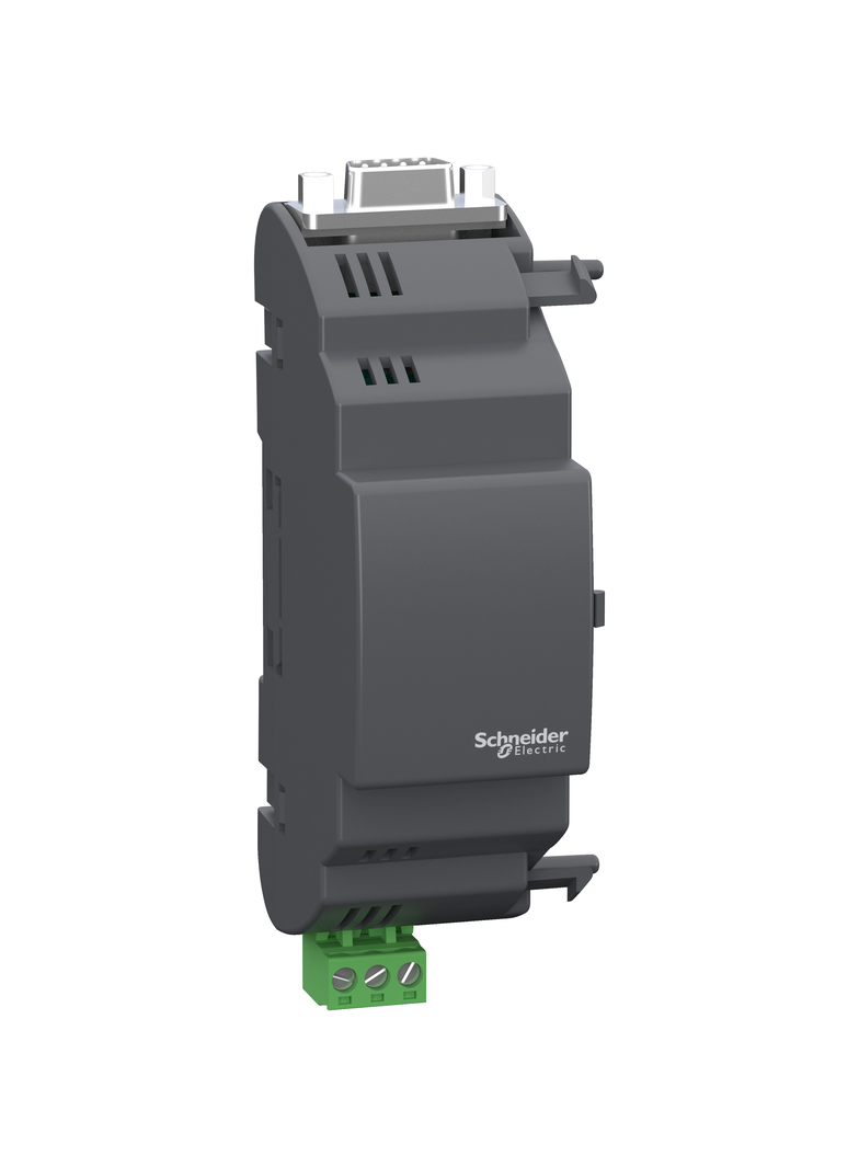 Modicon M171, Moduł komunikacyjny PLC HVAC, RS232, wyjście przekaźnikowe, SUB D 9, montaż na szynie