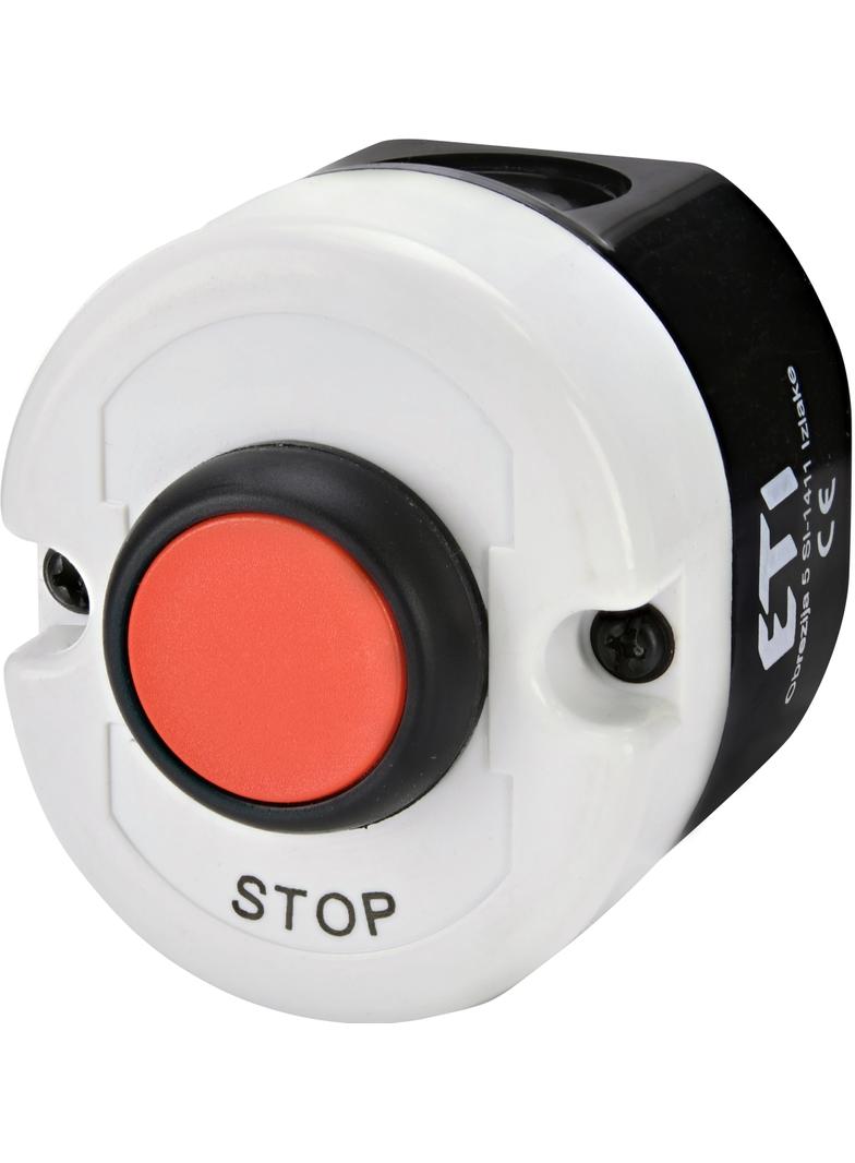 Kaseta szaro-czarna, STOP, 1NC, przycisk czerwony ESE1-V2 004771440 ETI