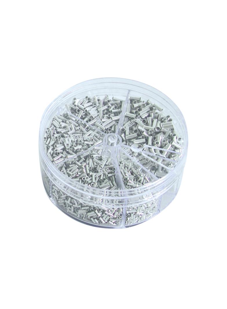Asortyment końcówek tulejkowych Cu cynowana poj. plastik.