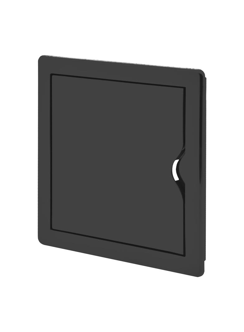 Drzwiczki rewizyjne czarne 15x15 cm plastikowe ABS ID-15/15/B VIRONE