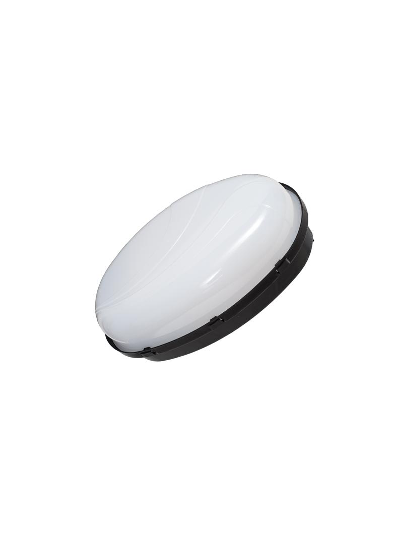 Oprawa oświetleniowa PANDA oval duża czarna 100W / PL 25, IP 65, odporna na UV,mleczna