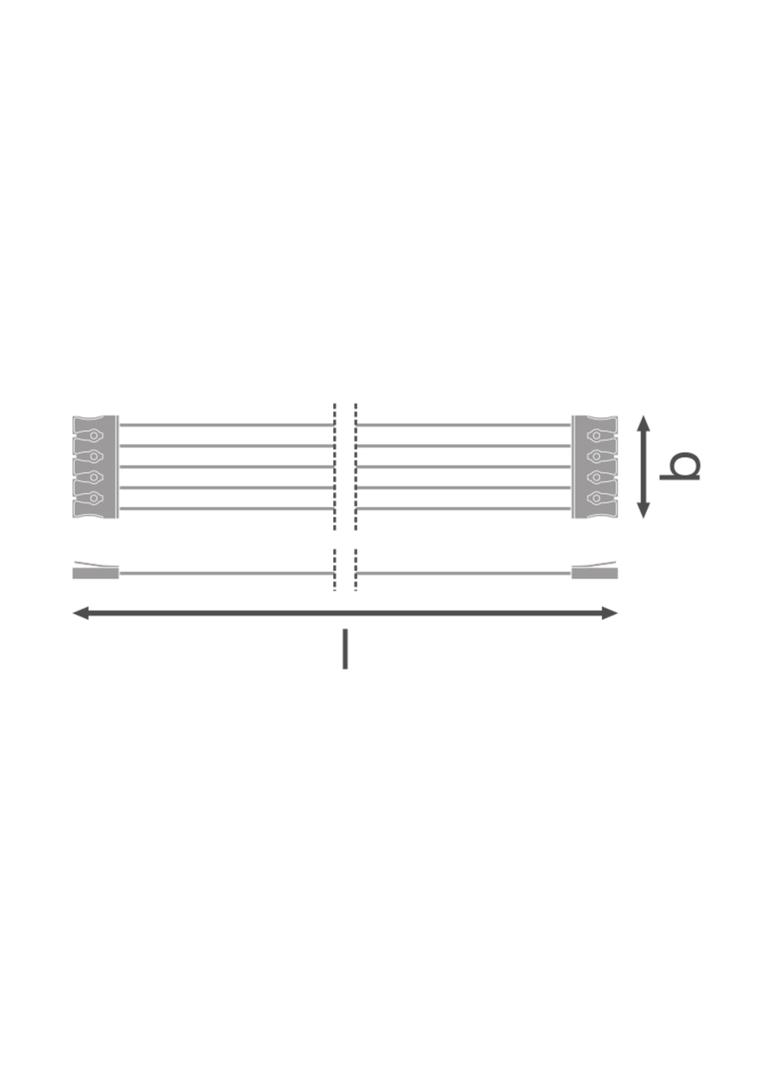 Oprawa DAMP PROOF 1200 2xLAMP HOUSING TH-KIT 5x2.5